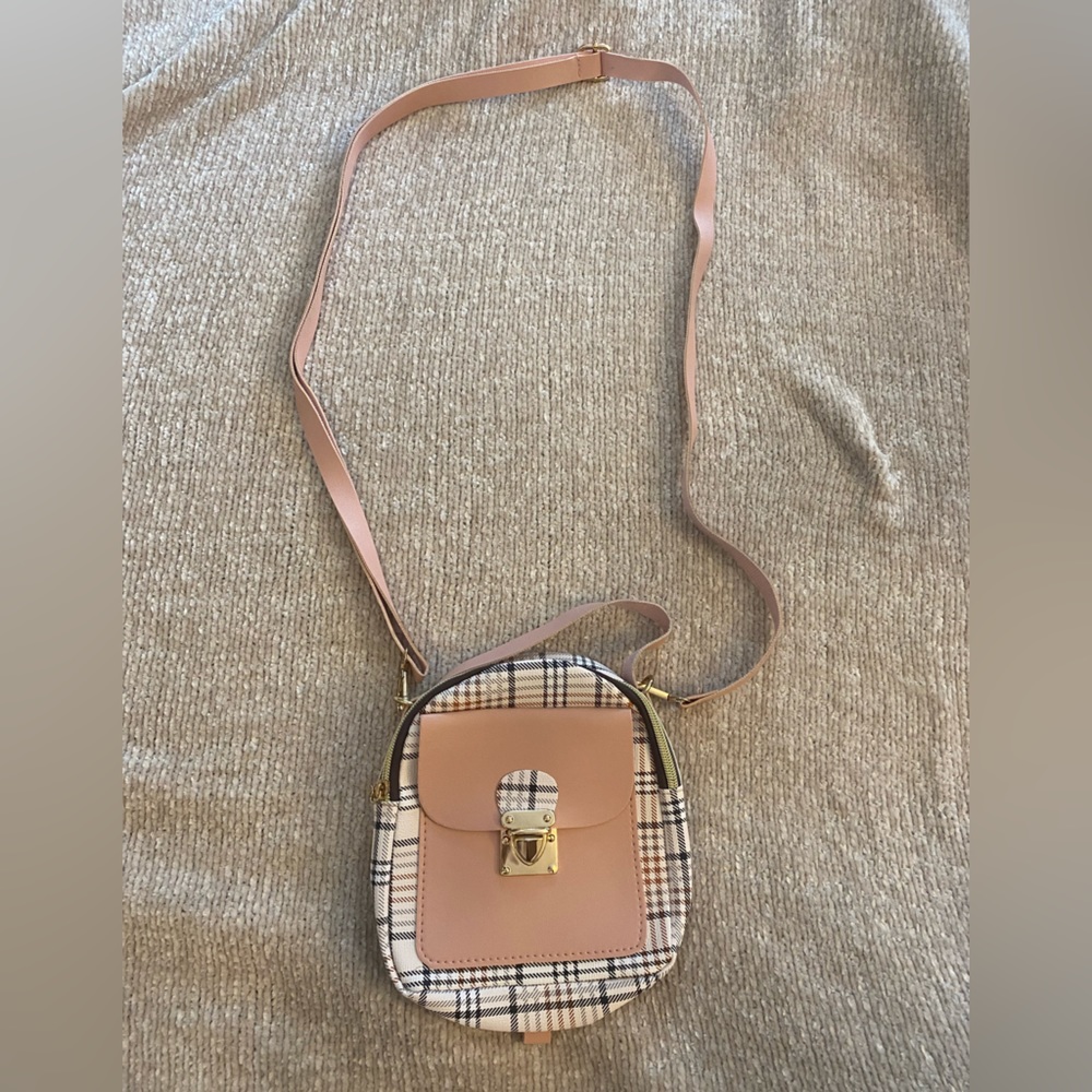 5/$25 Plaid Backpack Purse